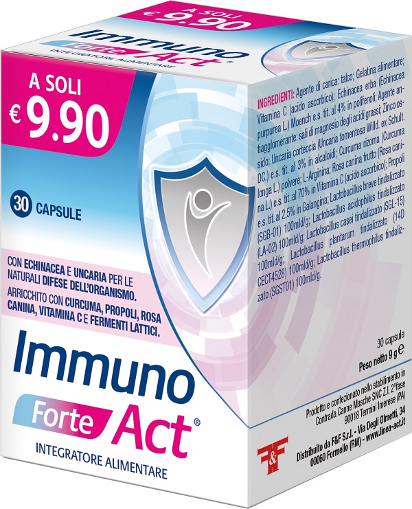 IMMUNO FORTE ACT 30 CAPSULE - Farmasanitas 