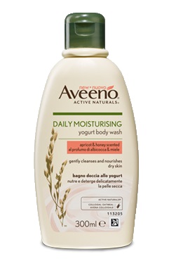 AVEENO BAGNO DOCCIA YOGURT ALBICOCCA & MIELE 300 ML - Farmasanitas 