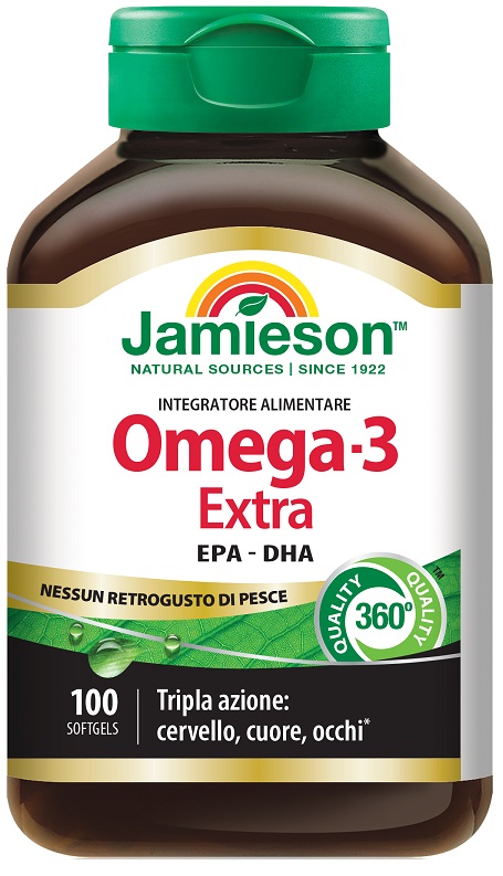 JAMIESON OMEGA 3 EXTRA 100 PERLE - Farmasanitas 