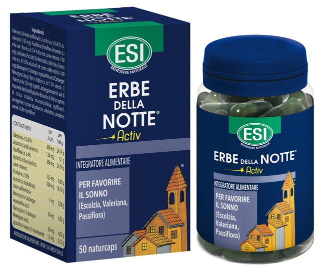 ESI ERBE DELLA NOTTE ACTIV 50 CAPSULE - Farmasanitas 