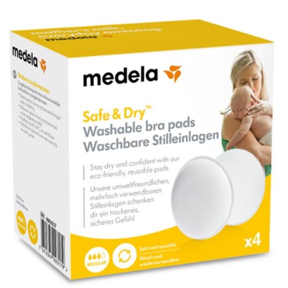 SAFE & DRY COPPETTA ASSORBILATTE LAVABILE 4 PEZZI - Farmasanitas 