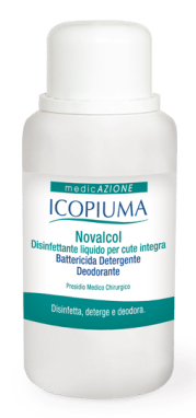 NOVALCOL DISINFETTANTE LIQUIDO ANTISETTICO CUTANEO 250 ML - Farmasanitas 