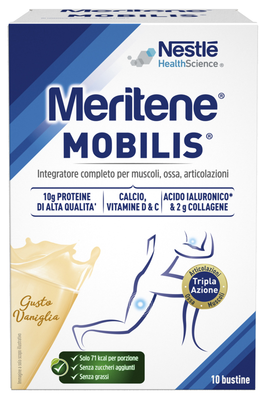 MERITENE MOBILIS GUSTO VANIGLIA 10 BUSTINE DA 21 G - Farmasanitas 