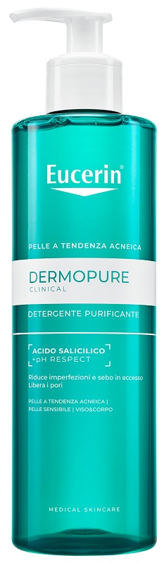 EUCERIN DERMOPURIFYER OIL CONTROL GEL DETERGENTE 400 ML - Farmasanitas 