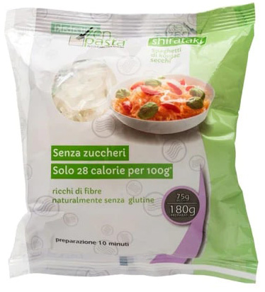 ZENPASTA SHIRATAKI ESSICATO TAGLIATELLE MONODOSE 75 G - Farmasanitas 