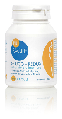 PIU FACILE GLUCO REDUX 60 CAPSULE - Farmasanitas 