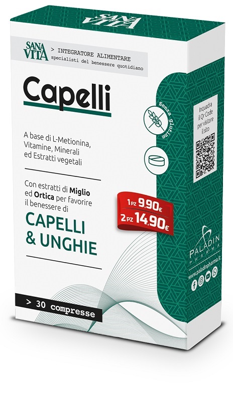 SANAVITA CAPELLI 30 COMPRESSE - Farmasanitas 