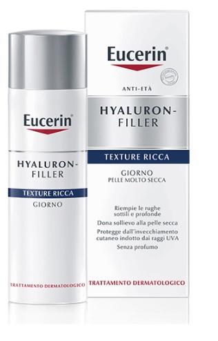 EUCERIN HYALURON-FILLER TEXTURE RICCA GIORNO 50 ML - Farmasanitas 