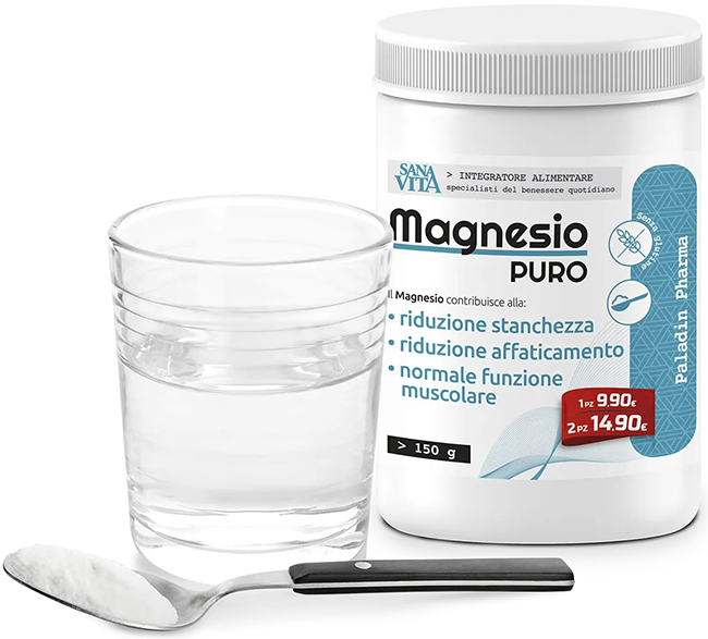 SANAVITA MAGNESIO PURO 150 G - Farmasanitas 