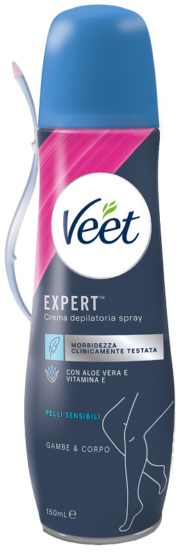 VEET CREMA SPRAY PELLI SENSIBILI 150 ML - Farmasanitas 