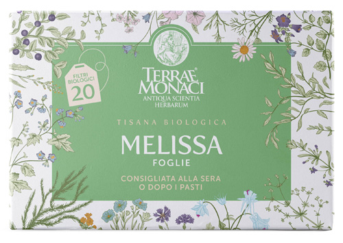TERRAE MONACI MELISSA TISANA BIO 20 FILTRI - Farmasanitas 