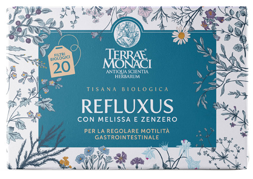 TERRAE MONACI REFLUXUS TISANA BIO 20 FILTRI - Farmasanitas 