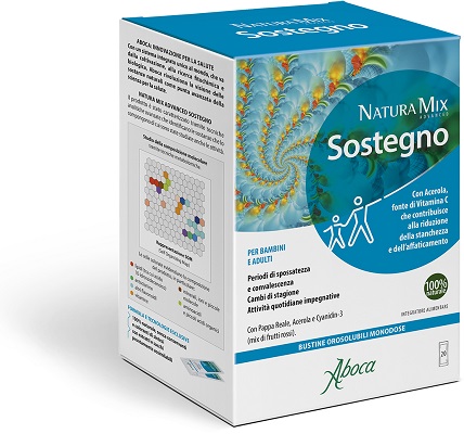 NATURA MIX ADVANCED SOSTEGNO OROSOLUBILE 20 BUSTINE - Farmasanitas 