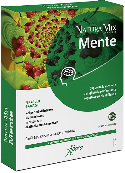 NATURA MIX ADVANCED MENTE 10 FLACONCINI - Farmasanitas 