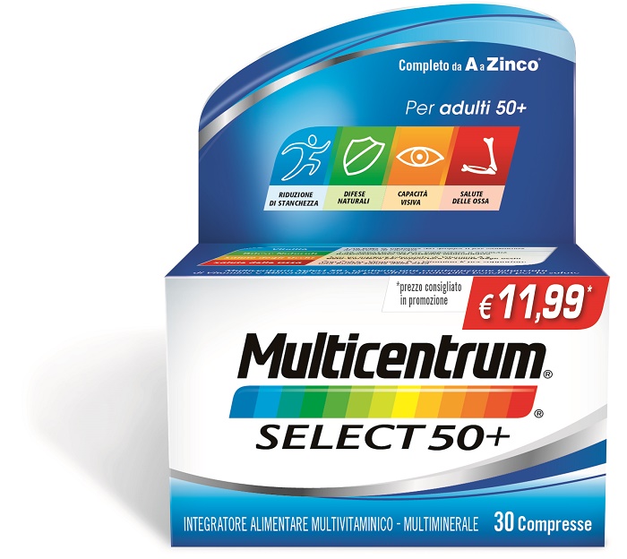 MULTICENTRUM SELECT 30 COMPRESSE PROMO - Farmasanitas 