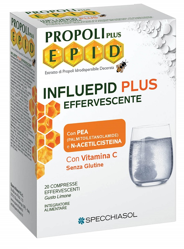 INFLUEPID PLUS EFFERVESCENTE PEA 20 COMPRESSE - Farmasanitas 