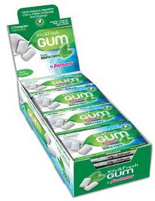 FORHANS GOMMA DA MASTICARE XYLI&FRESH GUM 12 CONFETTI - Farmasanitas 
