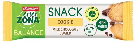 ENERZONA SNACK COOKIE MILK CIOCHOLATE 33 G - Farmasanitas 