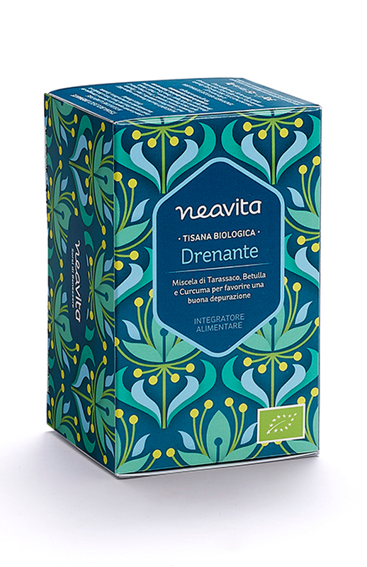 TISANA IN FILTRO DRENANTE BIO 1 PEZZO - Farmasanitas 