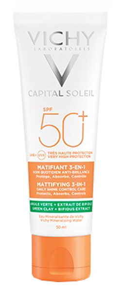 CAPITAL SOLEIL ANTI ACNE PURIFICANTE SPF 50+ 50 ML - Farmasanitas 