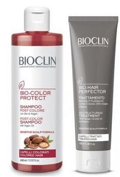 BIOCLIN SHAMPOO POST COLORE + TRATTAMENTO RISTRUTTURANTE 400 ML - Farmasanitas 