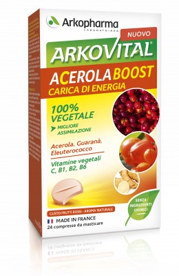 ACEROLA BOOST 24 COMPRESSE - Farmasanitas 