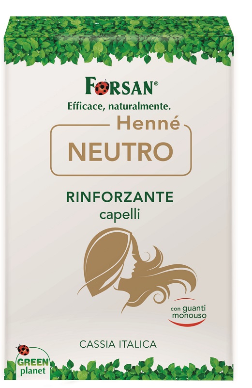 FORSAN HENNE' NEUTRO 2 BUSTE MONODOSE DA 50 G - Farmasanitas 
