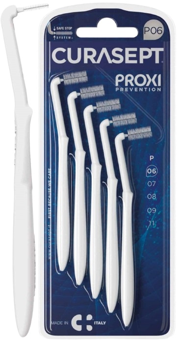 CURASEPT PROXI ANGLE P06 BIANCO/WHITE 5 PEZZI - Farmasanitas 