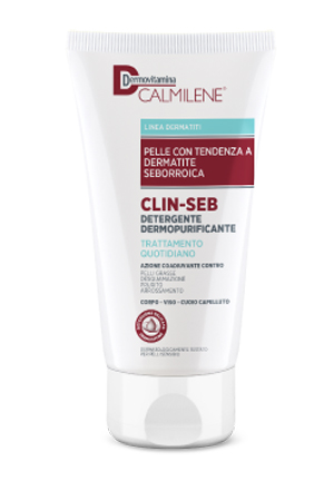 DERMOVITAMINA CALMILENE CLIN-SEB DETERGENTE DERMOPURIFICANTE TRATTAMENTO QUOTIDIANO 200 ML - Farmasanitas 