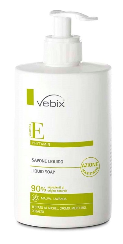 VEBIX PHYTAMIN SAPONE MANI AZIONE IGIENIZZANTE 500 ML - Farmasanitas 