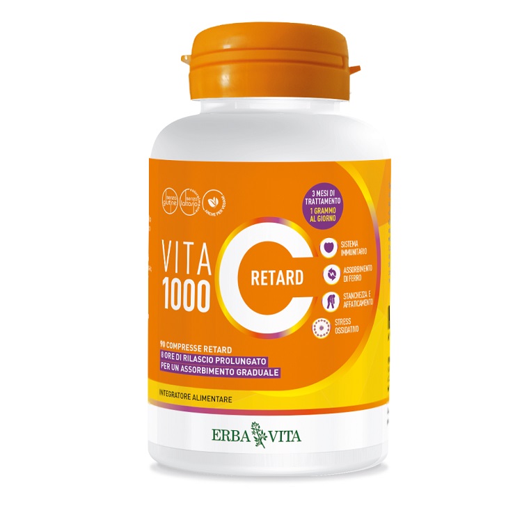 VITA C 1000 RETARD 90 COMPRESSE - Farmasanitas 