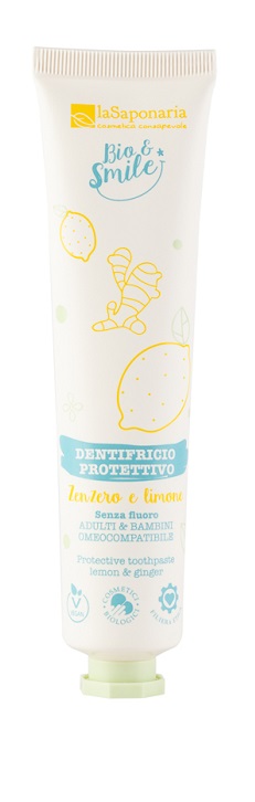 BIO&SMILE DENTIFRICIO PROTETTIVO LIMONE&ZENZERO 75 ML - Farmasanitas 