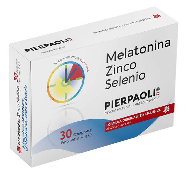 MELATONINA ZINCO SELENIO 30 COMPRESSE - Farmasanitas 