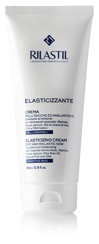 RILASTIL ELASTICIZZANTE CREMA PELLI SECCHE ED ANELASTICHE 200 ML - Farmasanitas 