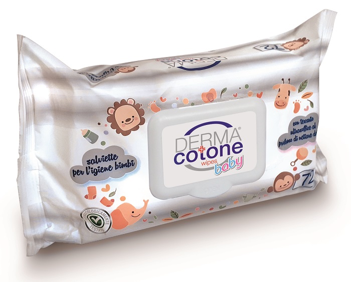 DERMACOTONE SALVIETTINE NETTARE DEI FIORI 72 PEZZI - Farmasanitas 