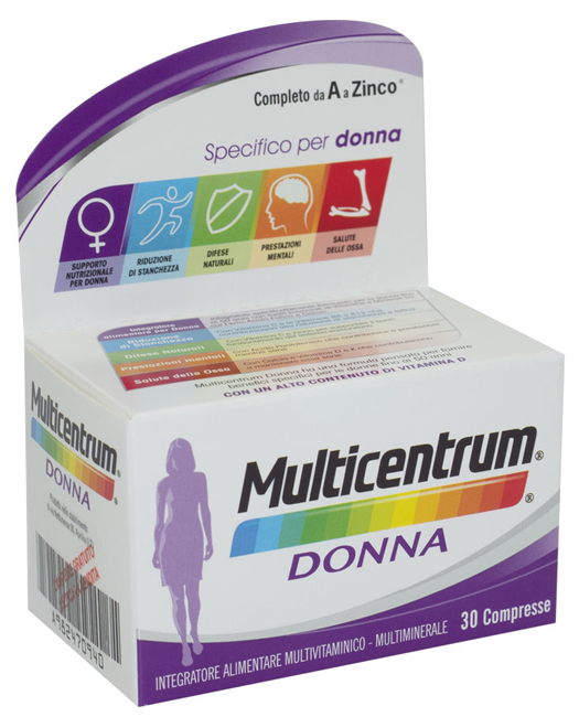 MULTICENTRUM DONNA 30 COMPRESSE - Farmasanitas 