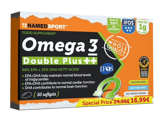 OMEGA 3 DOUBLE PLUS 30 SOFTGEL PROMO - Farmasanitas 