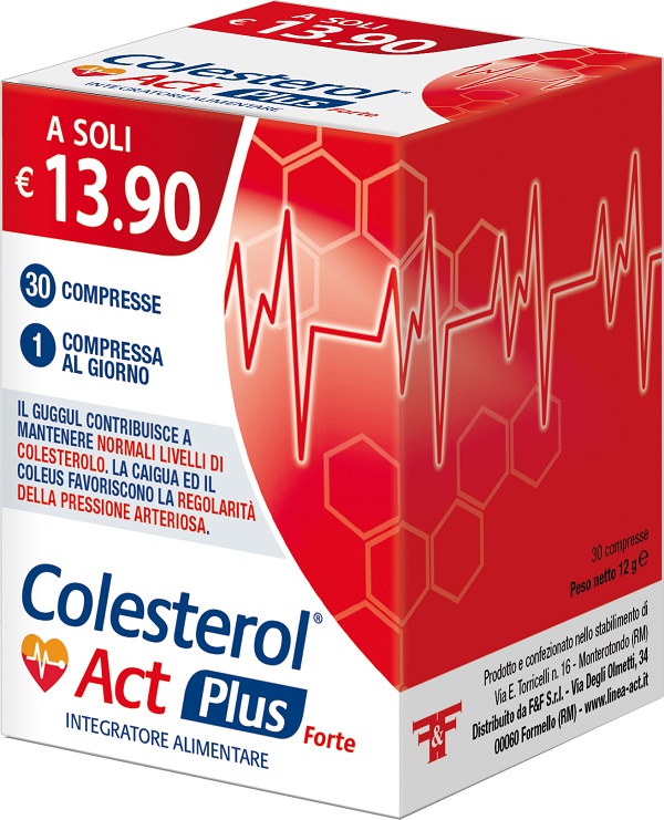 COLESTEROL ACT PLUS FORTE 30 COMPRESSE - Farmasanitas 