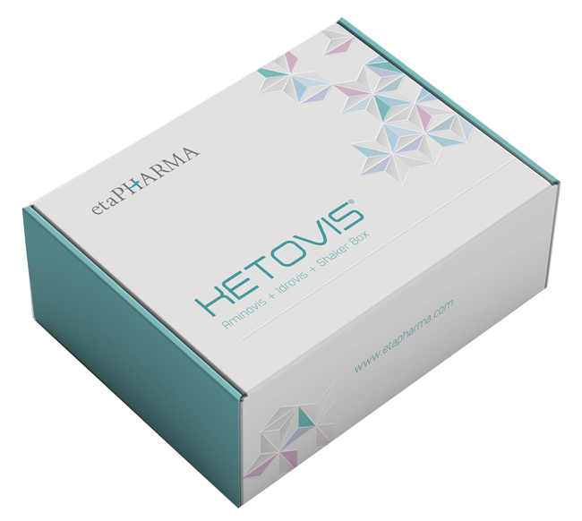 KETOVIS BOX 1 IDROVIS 20 BUSTINE + 1 AMINOVIS 30 BUSTINE + 1 SHAKER - Farmasanitas 