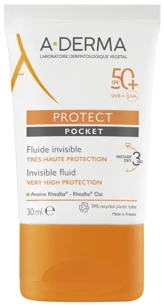 ADERMA A-D PROTECT FLUIDO POCKET SPF 50+ 30 ML - Farmasanitas 