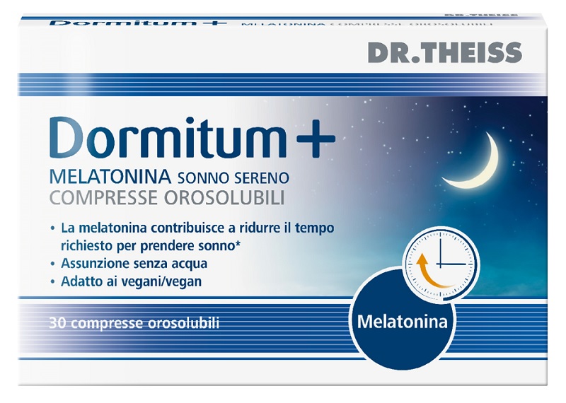 THEISS DORMITUM + MELATONINA SONNO SERENO 30 COMPRESSE OROSOLUBILI - Farmasanitas 