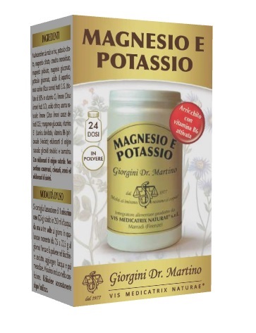 MAGNESIO E POTASSIO POLVERE 180 G - Farmasanitas 