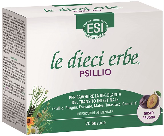 ESI LE DIECI ERBE PSILLIO 20 BUSTINE 5,6 G - Farmasanitas 