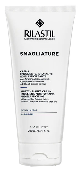 RILASTIL SMAGLIATURE CREMA EMOLLIENTE IDRATANTE ED ELASTICIZZANTE 200 ML - Farmasanitas 