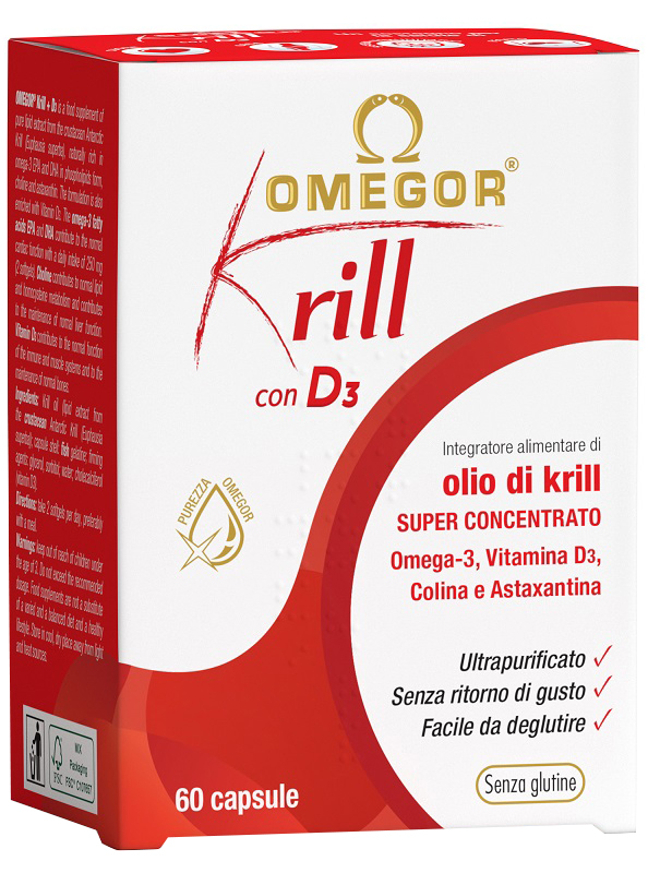 OMEGOR KRILL D3 60 CAPSULE - Farmasanitas 