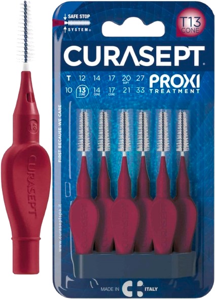CURASEPT PROXI T13 CONE BORDEAUX 6 PEZZI - Farmasanitas 