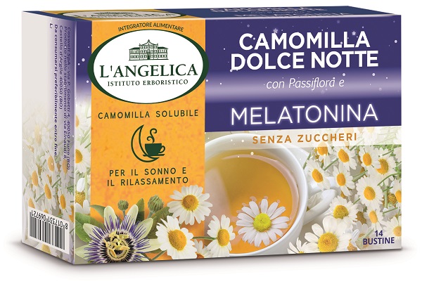 L'ANGELICA TISANA CAMOMILLA MELATONINA - Farmasanitas 