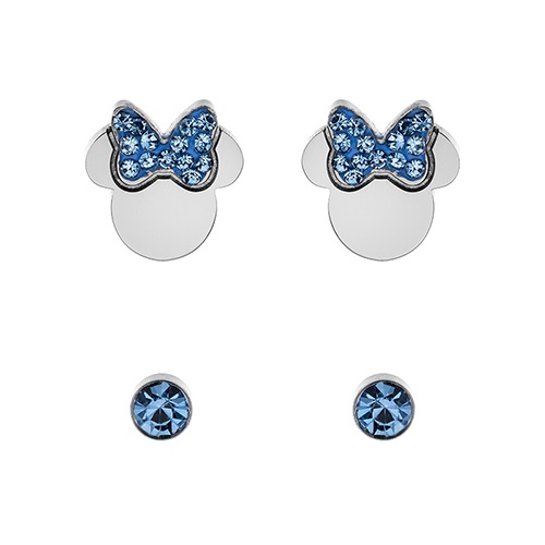 DISNEY SET ORECCHINI MINNIE BLU - Farmasanitas 