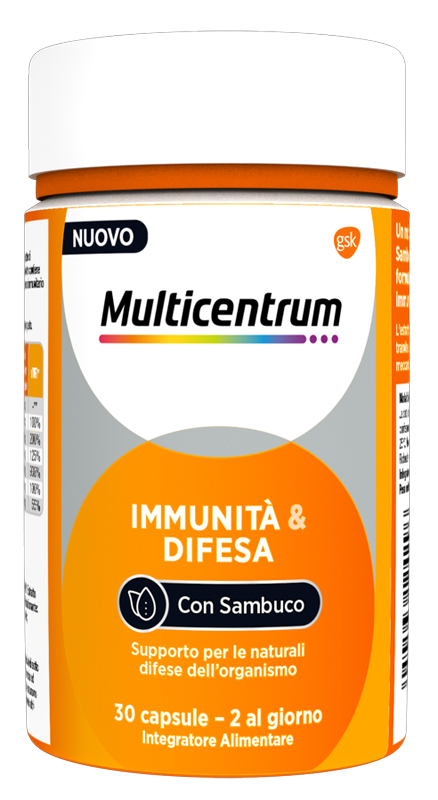 MULTICENTRUM IMMUNITA' & DIFESA 30 CAPSULE - Farmasanitas 