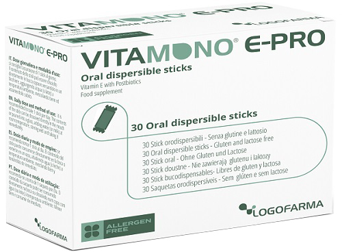 VITAMONO E-PRO 30 STICK ORODISPERSIBILI DA 1,1 G - Farmasanitas 